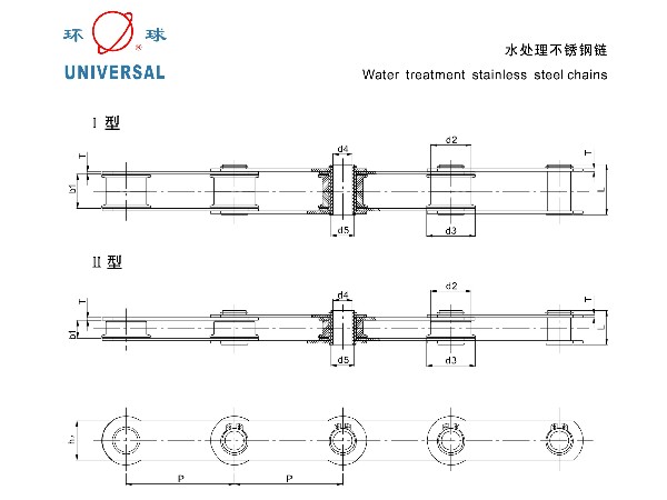 水处理不锈钢链-环保链-环球链条-链条厂家-水处理链-不锈钢链条-非标定制-链条定制-非标链条-链条选型-链条样册-链条参数表