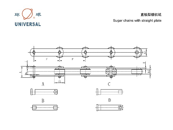 直板型糖机链-输送链-糖机链-环球链条-链条厂家-非标定制-非标链条-链条定制-链条选型-链条型号-链条样册-链条尺寸-链条参数表